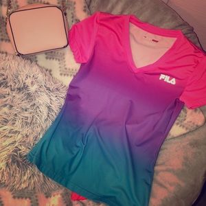 girls ombré fila shirt